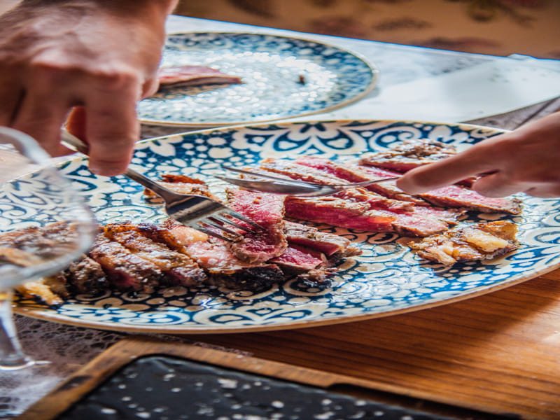 carne de vacuno a la brasa